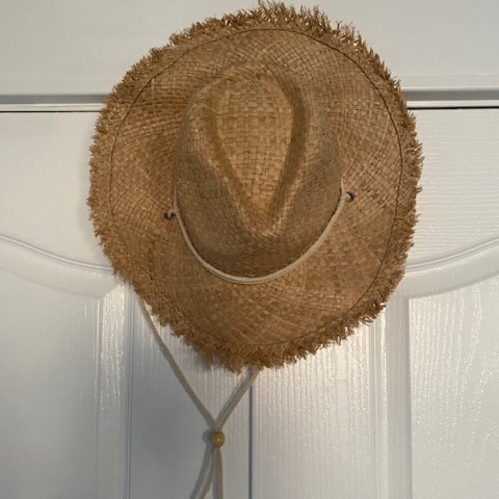 Straw cowboy hat